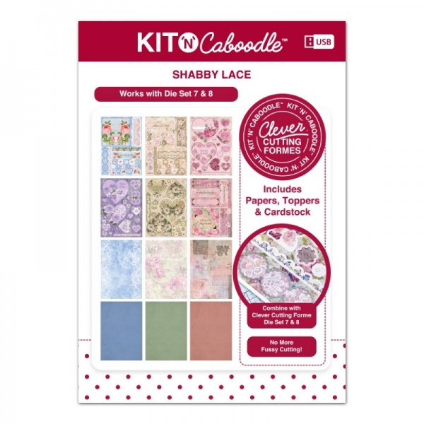 KIT N Caboodle Clever Cutting Formes USB: Shabby Lace